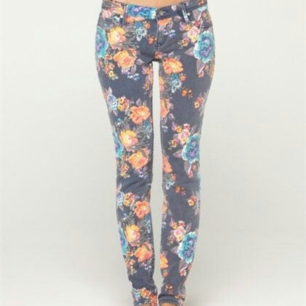 Floral Print Roxy Sunburners 2 Jeans